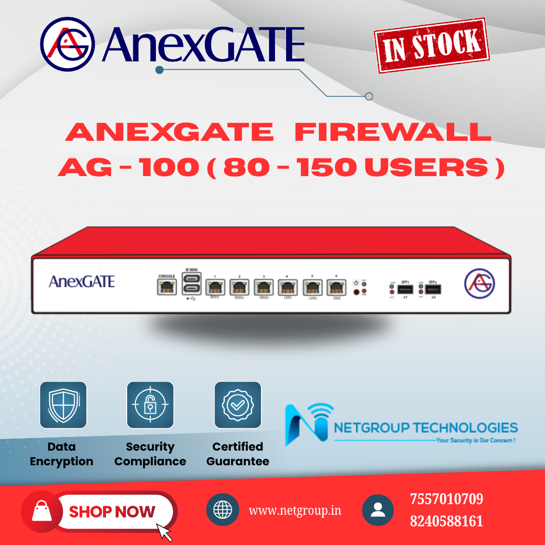 ANEXGATE   FIREWALL  AG - 100 ( 80 - 150 USERS )