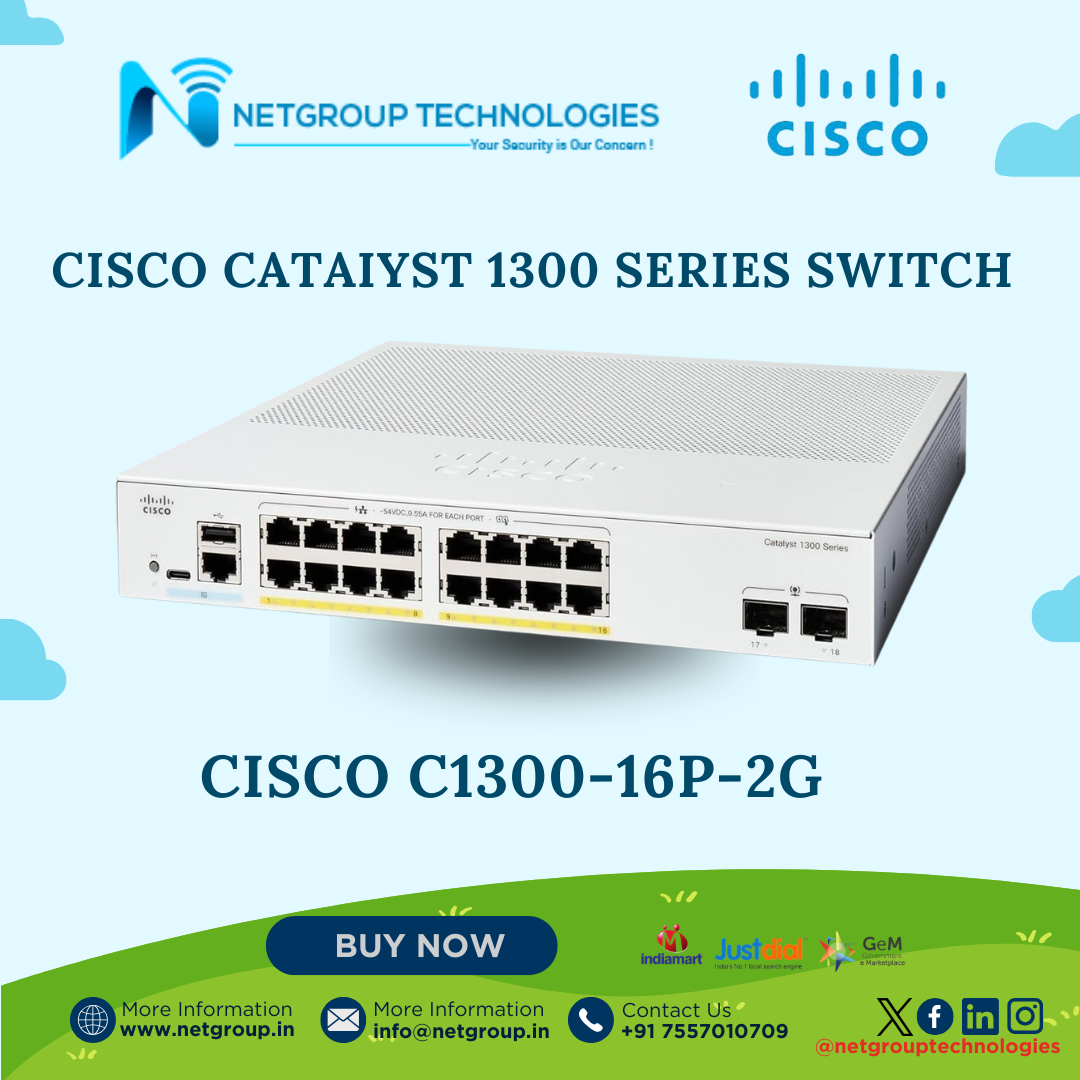 CISCO CATAIYST 1300 SERIES SWITCH - CISCO C1300-16P-2G