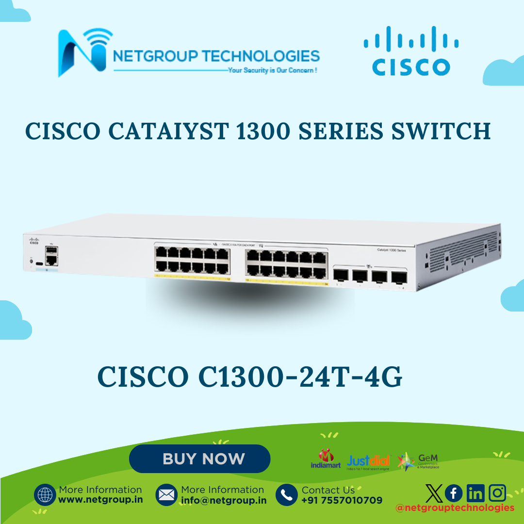 CISCO CATAIYST 1300 SERIES SWITCH - CISCO C1300-24T-4G